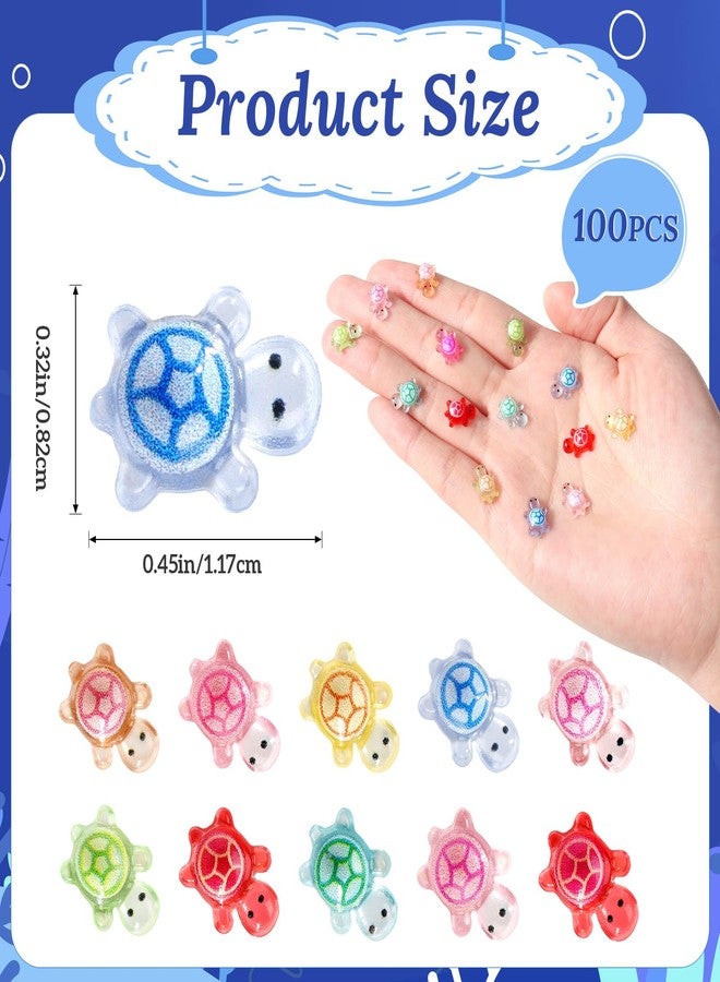 VICROIC 200 PCS Mini Resin Turtle, Miniature Resin Turtles, Tiny Turtle Animals for Dollhouse, Aquarium, Cake Decorations, Fairy Garden Landscape - Image 2